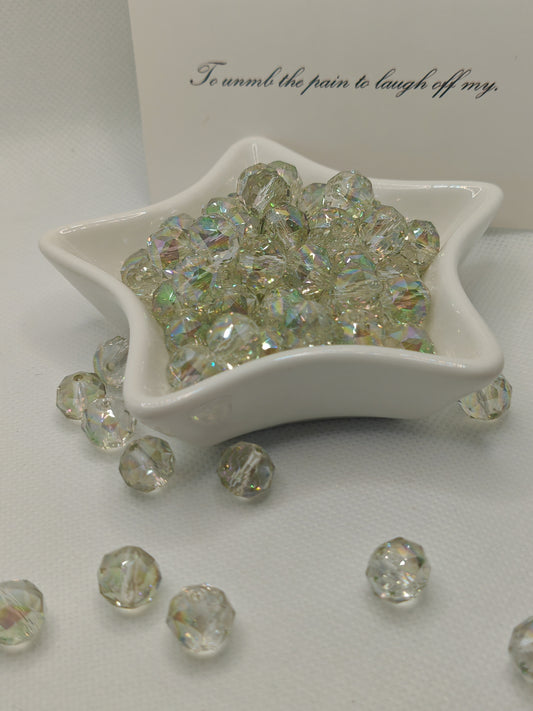 A38 32面地球ビーズ