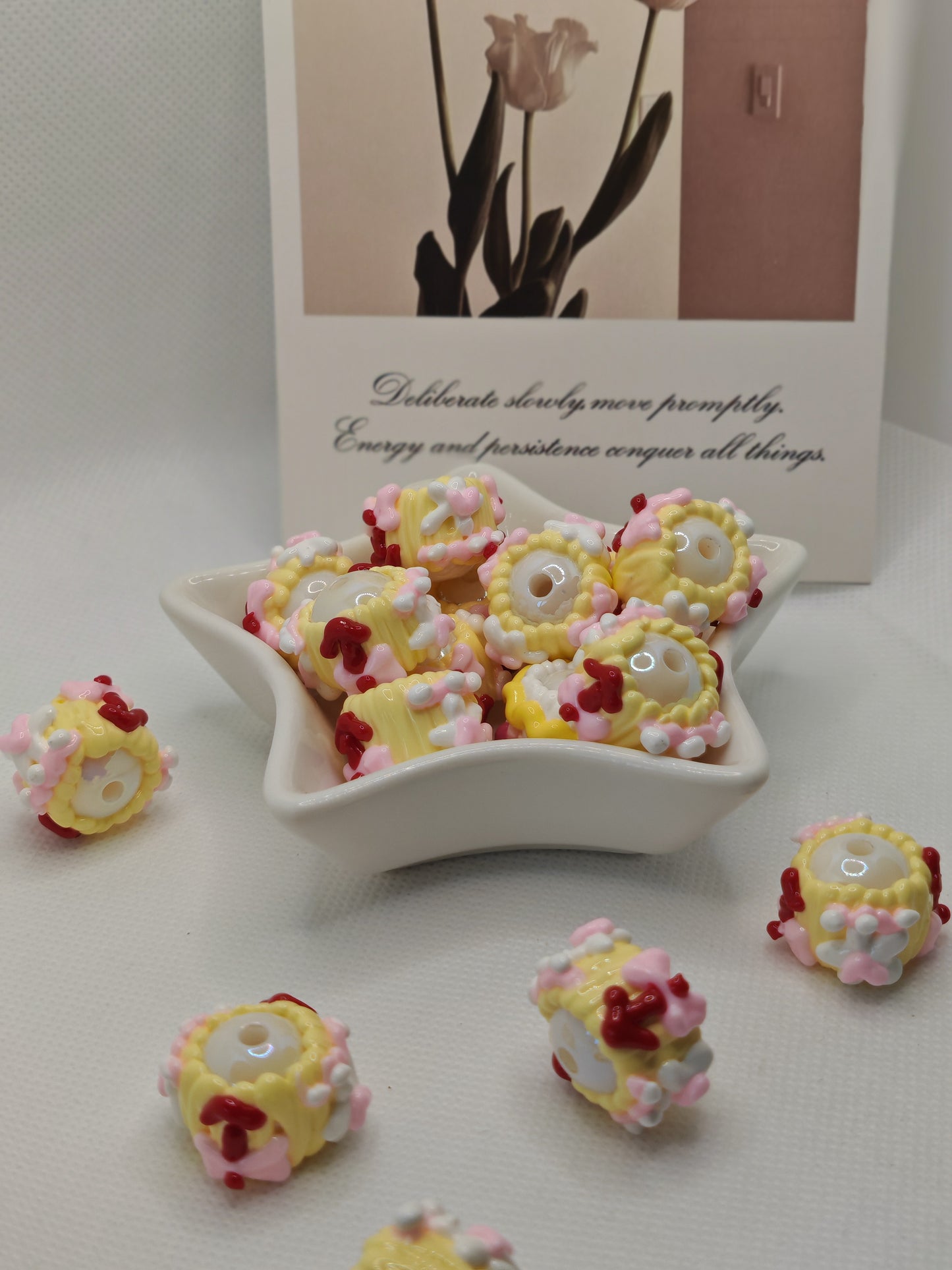 B01 手描きのビーズ(てずりのビーズ)