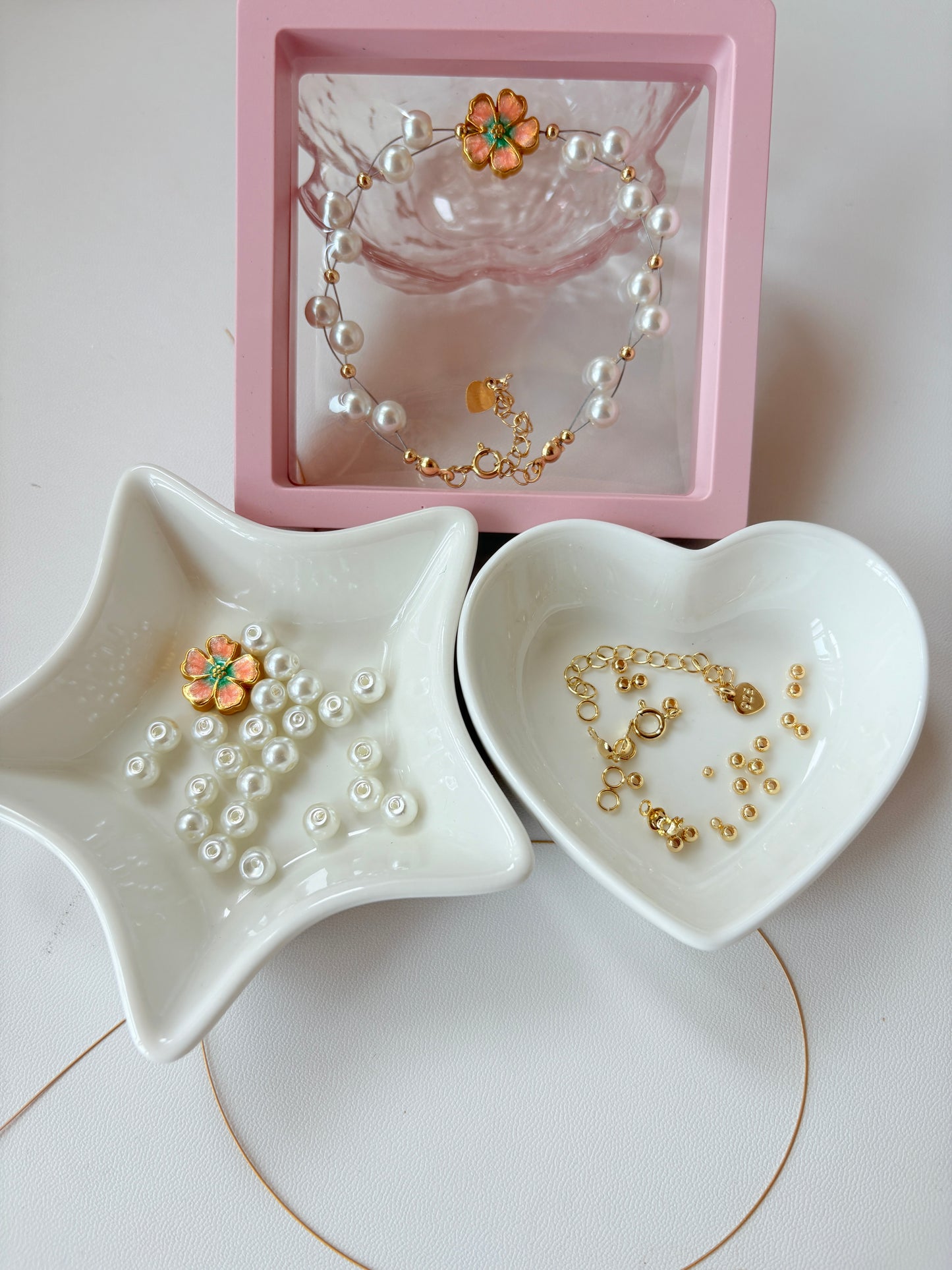 LB15 花の真珠編みタイプ