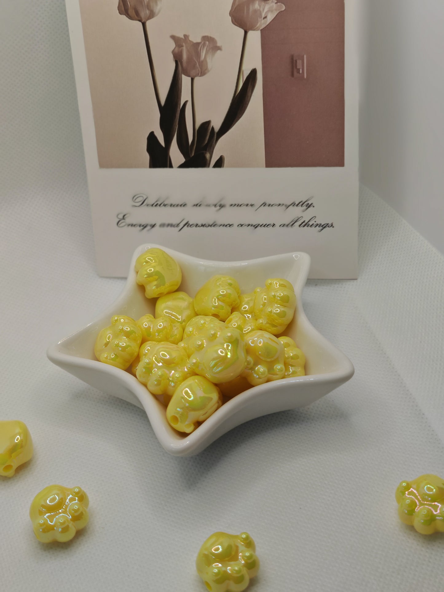 B01 手描きのビーズ（てずりのビーズ）