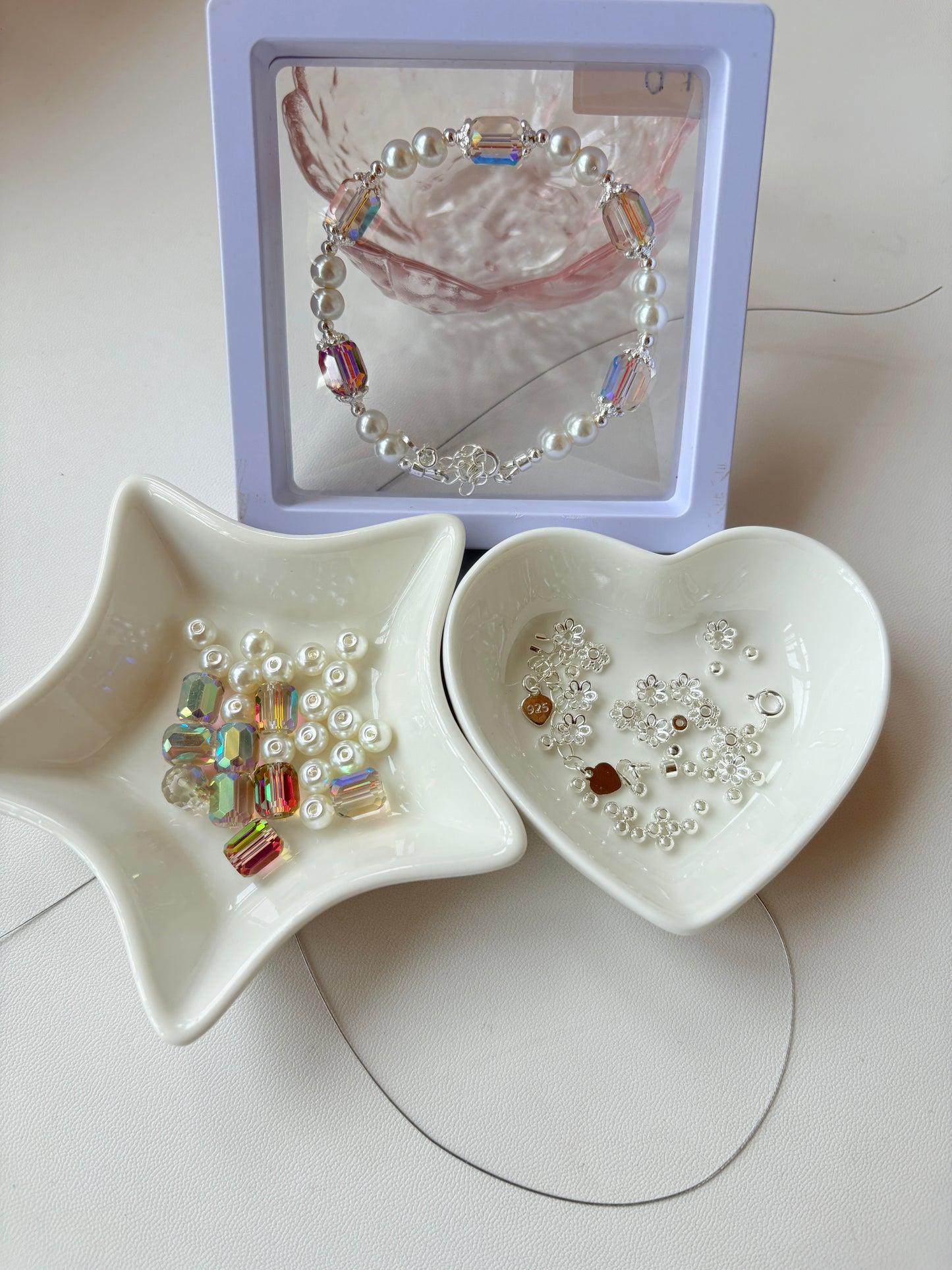 LB05 桶珠パールブレスレット