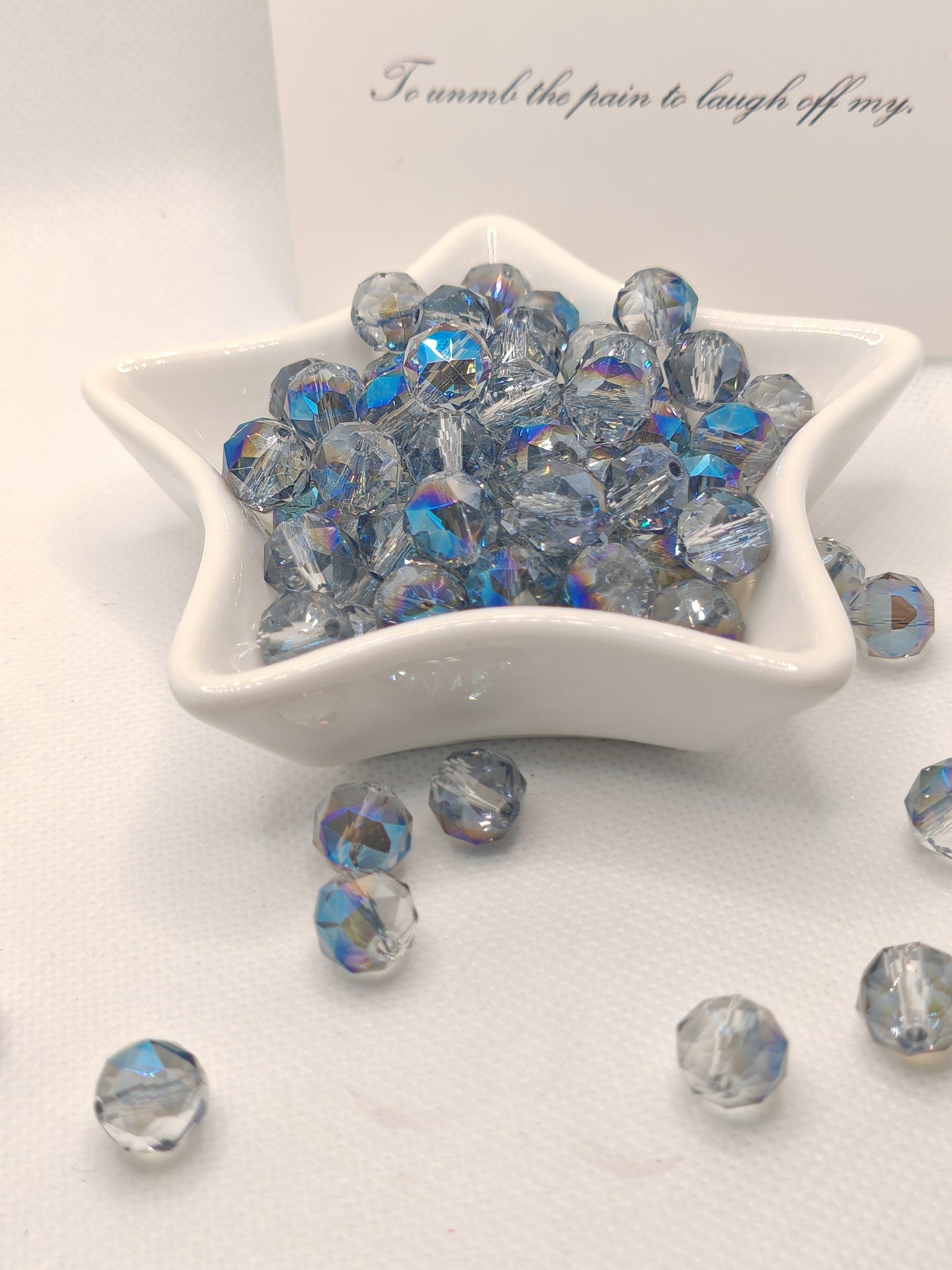 A38 32面地球ビーズ