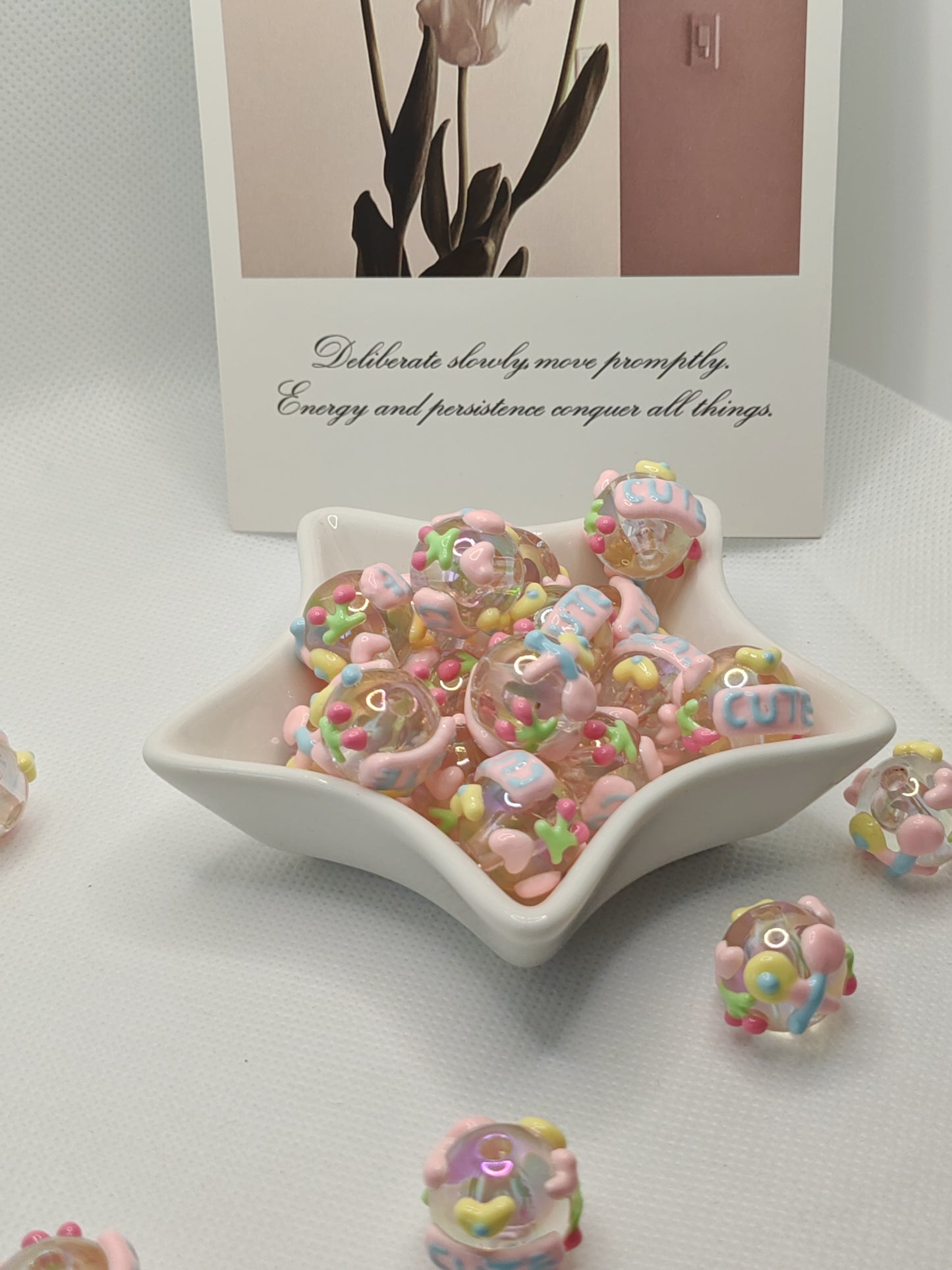 B01 手描きのビーズ（てずりのビーズ）