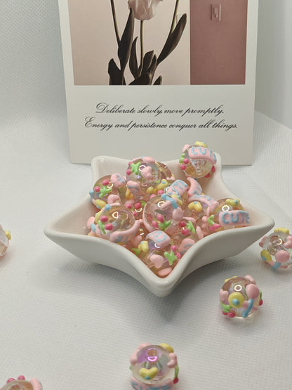 B01 手描きのビーズ（てずりのビーズ）