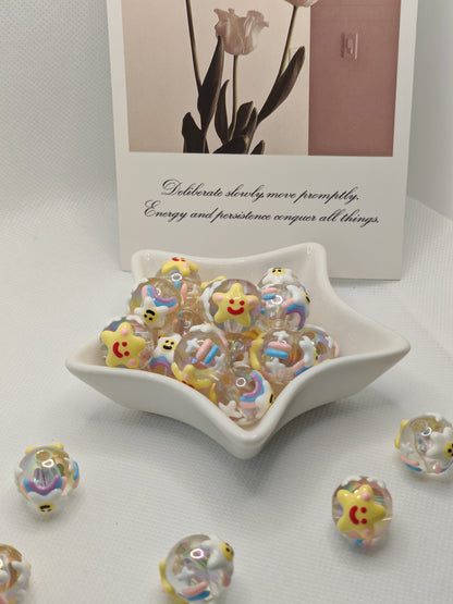 B01 手描きのビーズ（てずりのビーズ）