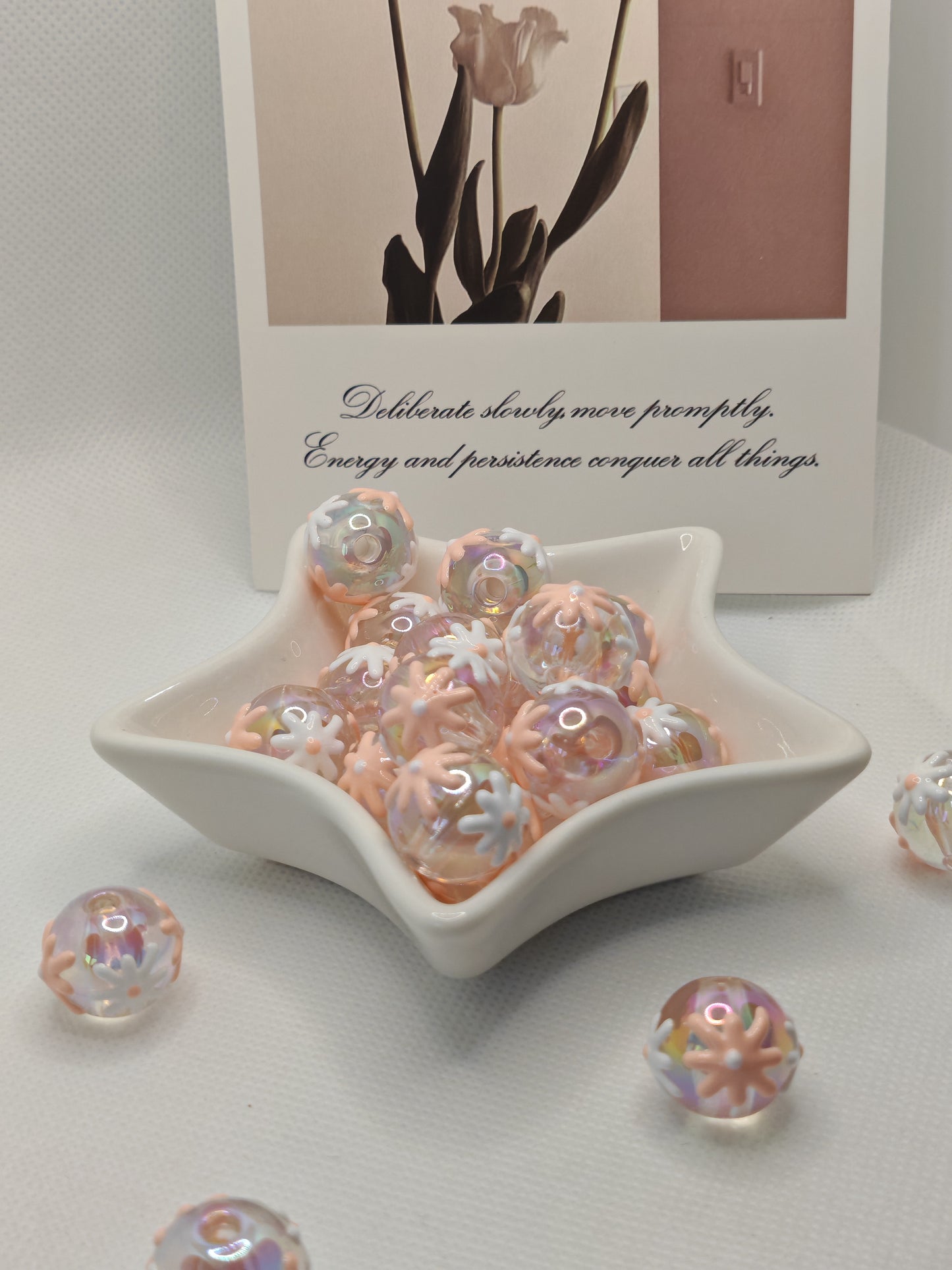 B01 手描きのビーズ（てずりのビーズ）