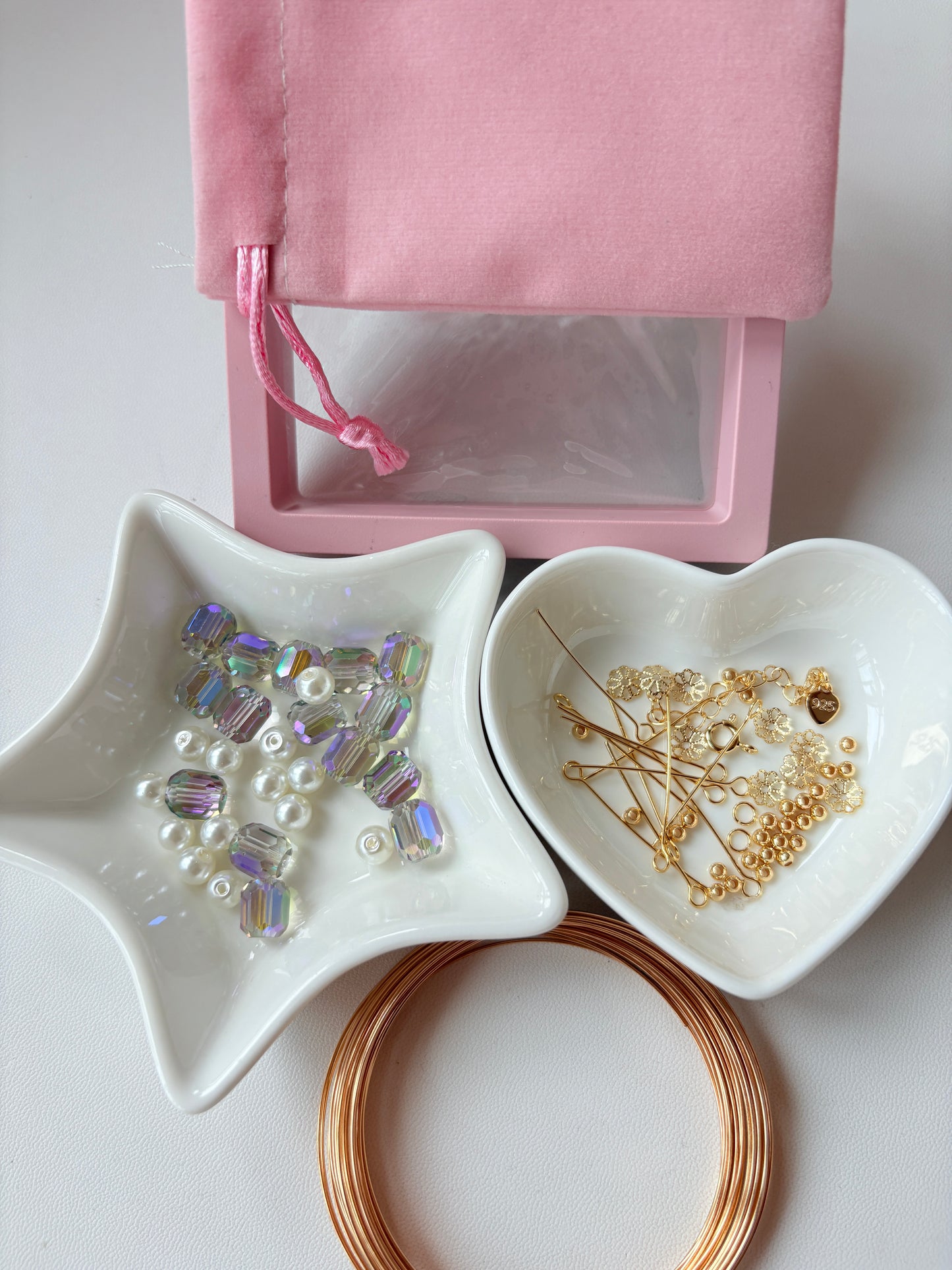 LB25 桶珠ダブルリングブレスレット