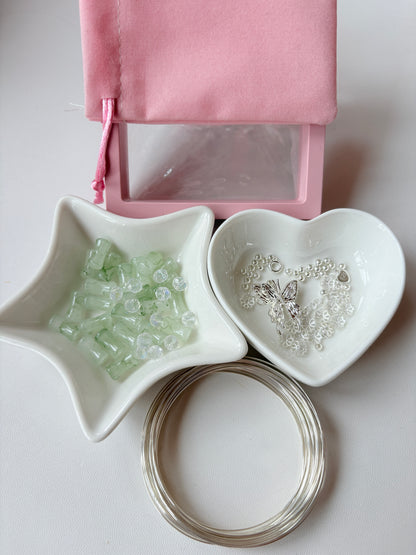 LB20 ダブルサークルバンブービーズブレスレット