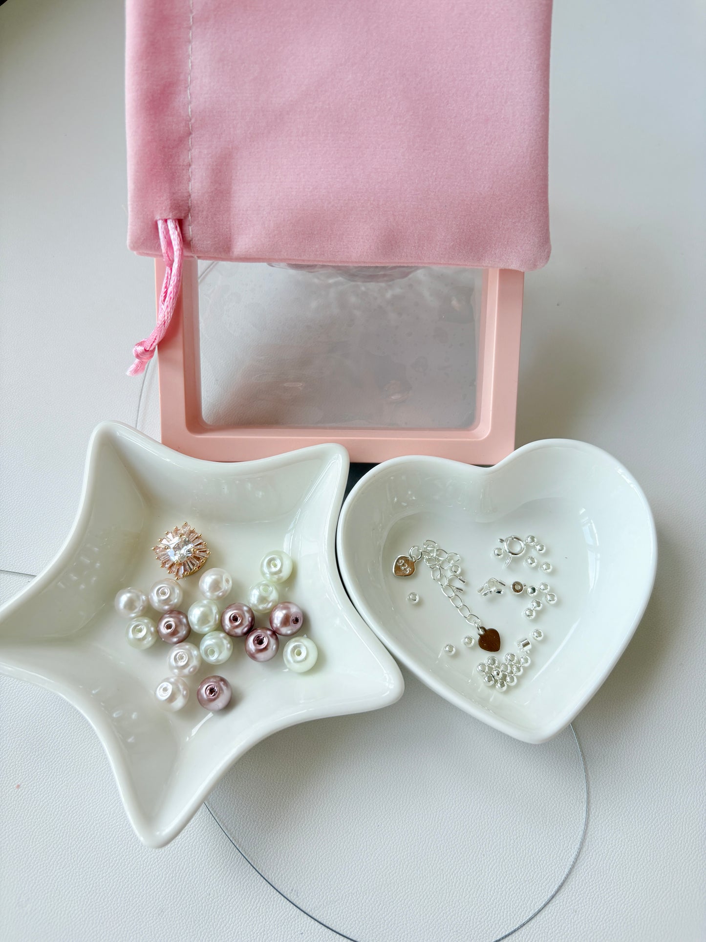 LB16 ジルコンパールブレスレット