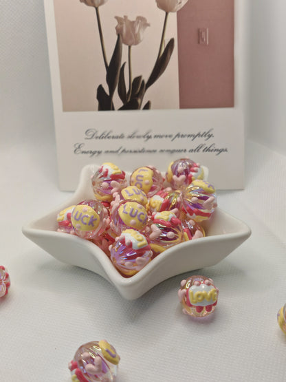 B01 手描きのビーズ（てずりのビーズ）