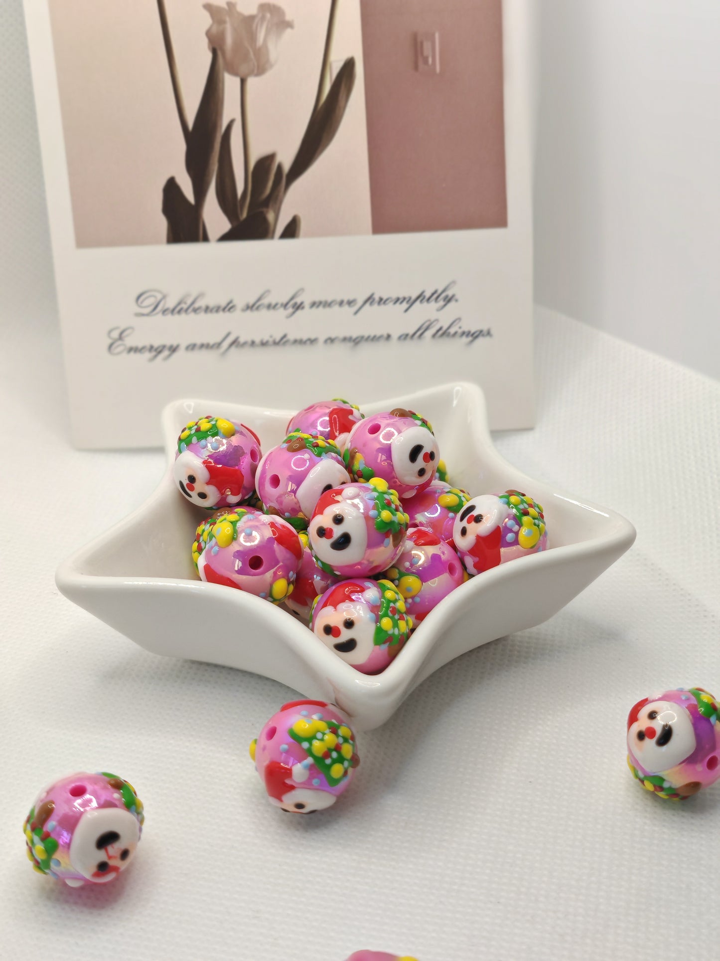 B01 手描きのビーズ（てずりのビーズ）