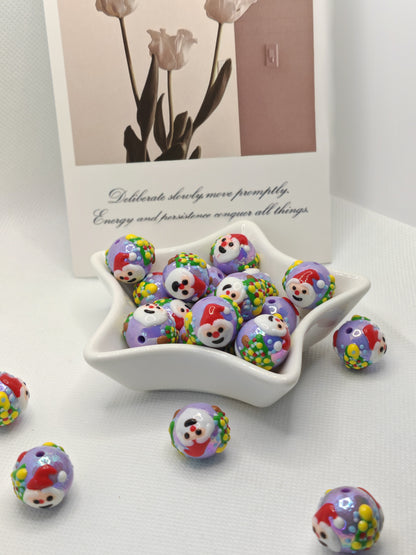 B01 手描きのビーズ（てずりのビーズ）