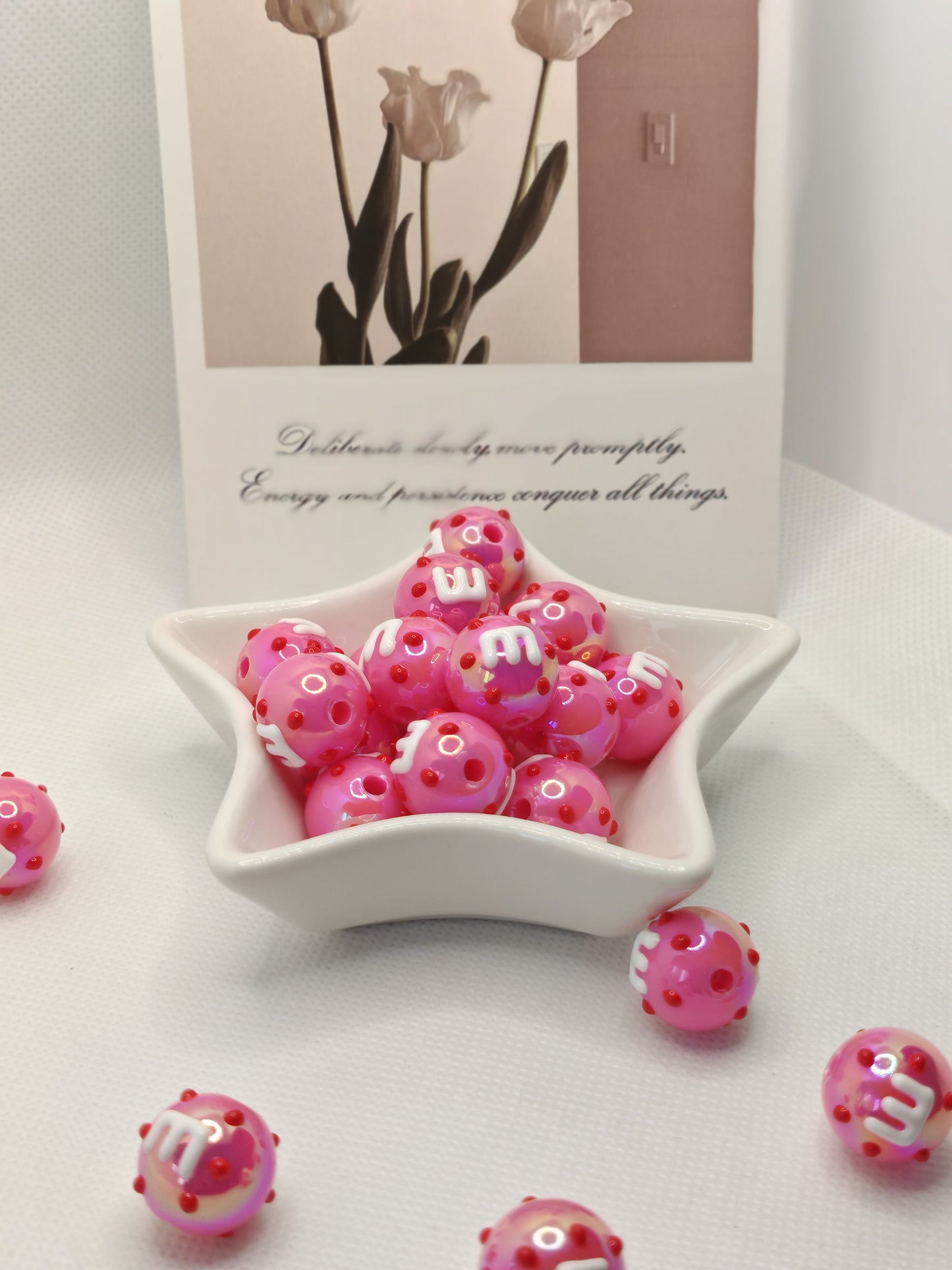 B01 手描きのビーズ（てずりのビーズ）