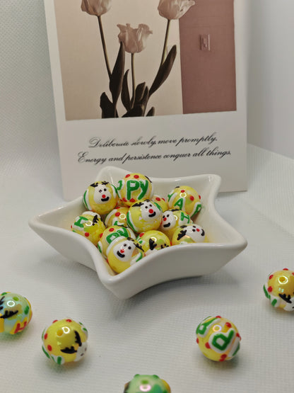 B01 手描きのビーズ（てずりのビーズ）