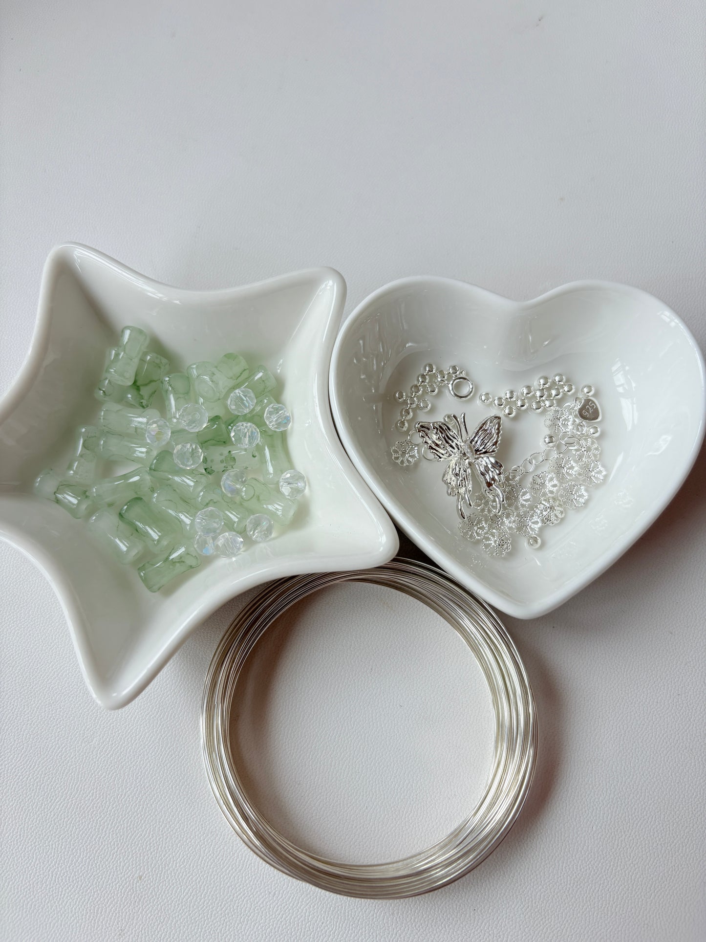 LB20 ダブルサークルバンブービーズブレスレット