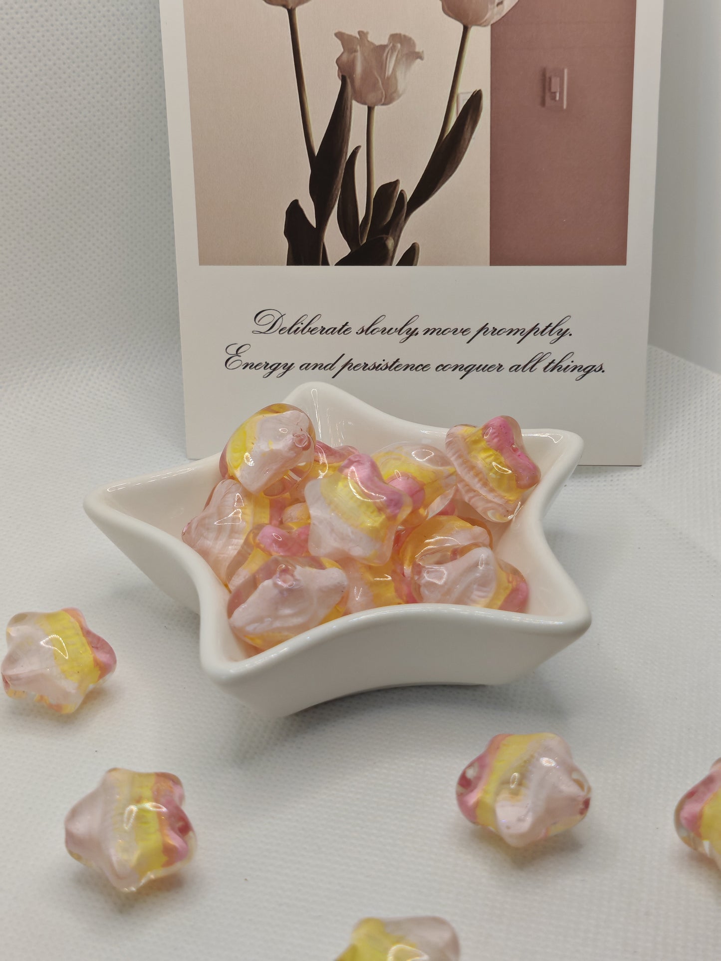 B01 手描きのビーズ（てずりのビーズ）