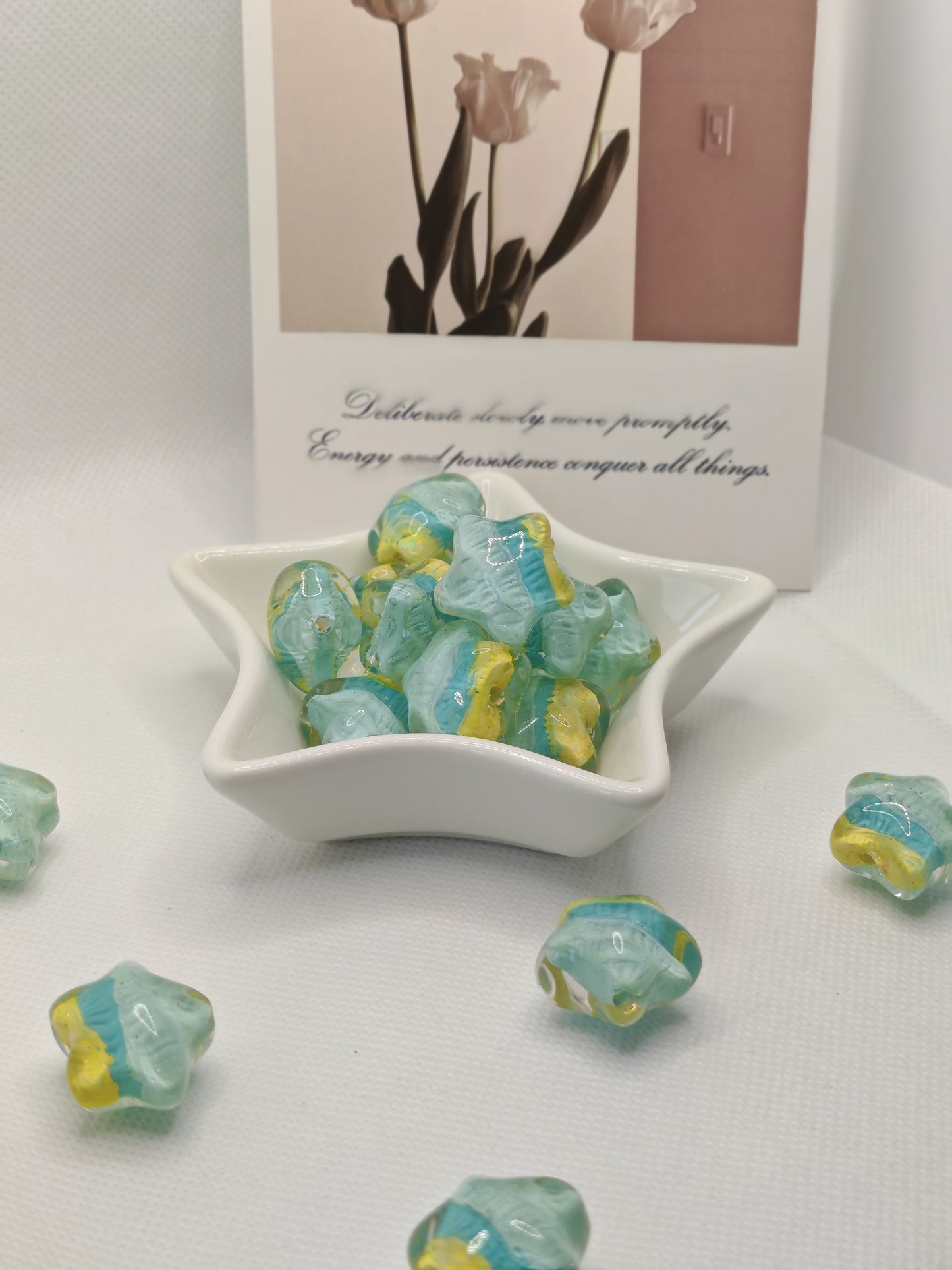 B01 手描きのビーズ（てずりのビーズ）