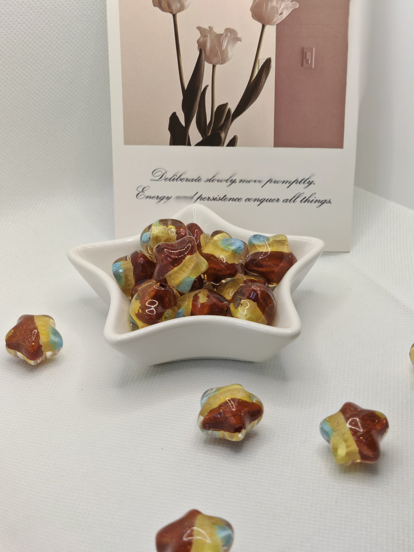 B01 手描きのビーズ（てずりのビーズ）