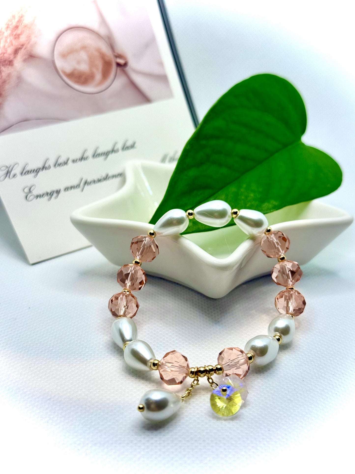 CP23 扁晶珍珠ブレスレット