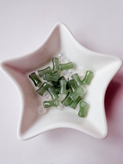 LB20 ダブルサークルバンブービーズブレスレット