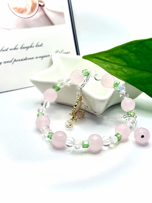 CP09 蝶々のペンダントブレスレット