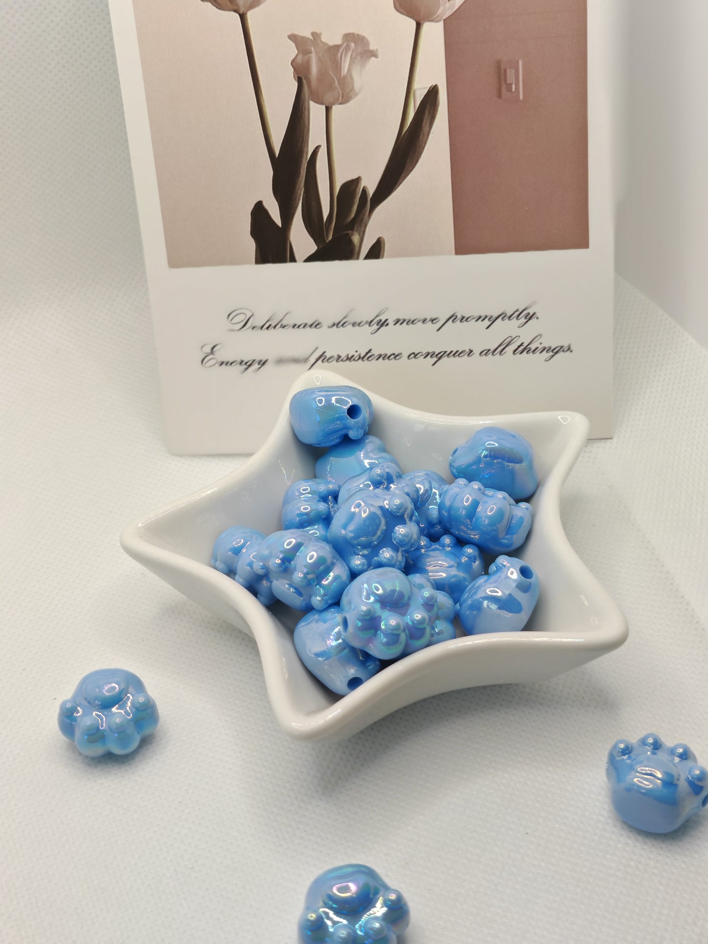 B01 手描きのビーズ（てずりのビーズ）