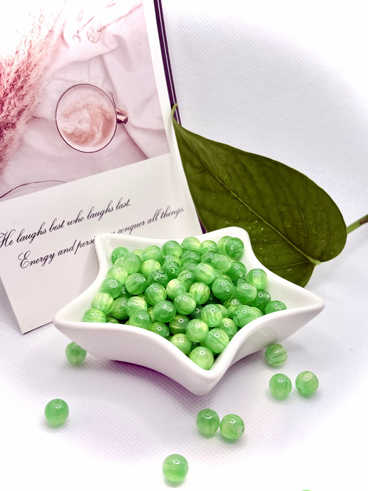 A10 樹脂流光金擬似猫目石