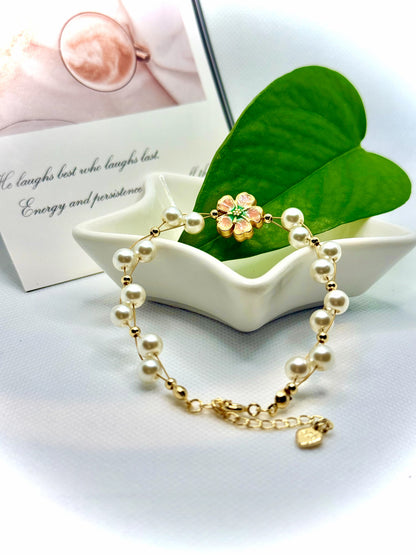 CP15 パール編みブレスレット