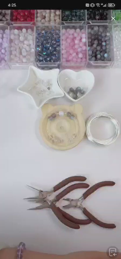 CP03 弯管星空ブレスレット